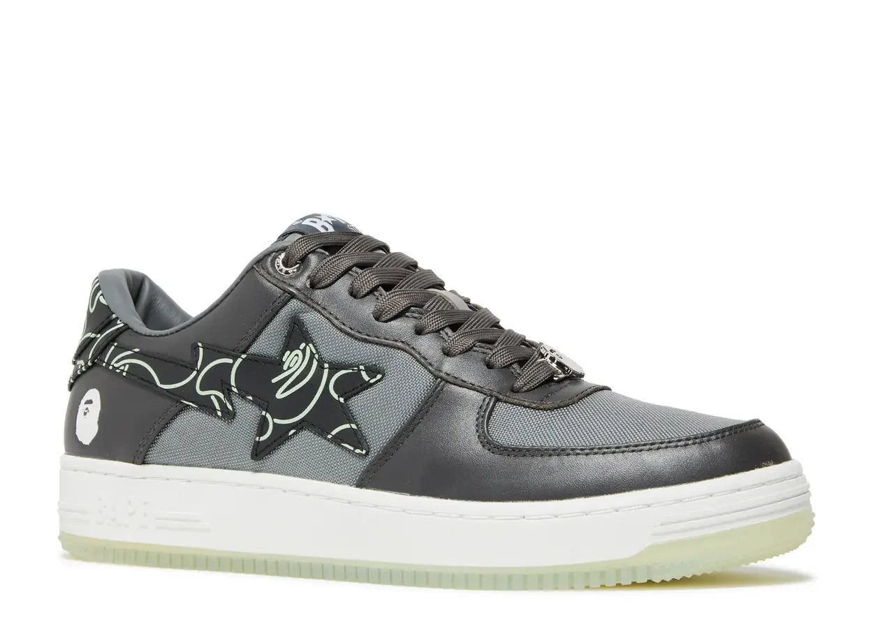 A Bathing Ape Bape Sta 'Text Code Camo Charcoal'