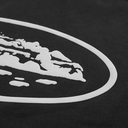 Corteiz Island Puff Print Zip Hoodie 'Black'