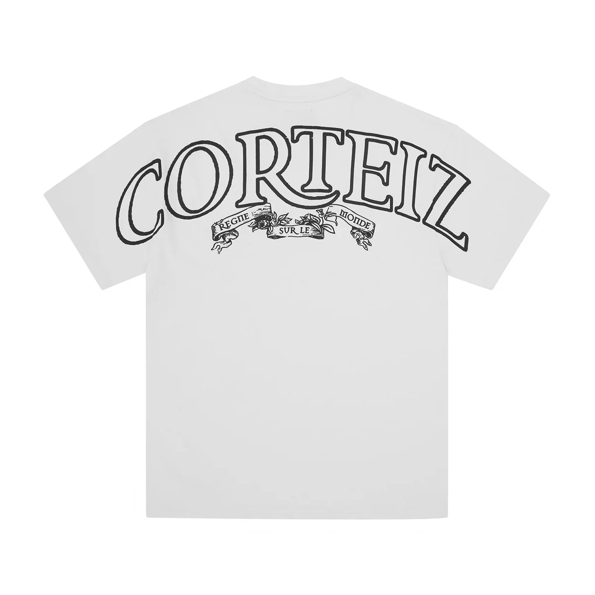 Corteiz Royale Heavyweight Tee 'White Black'
