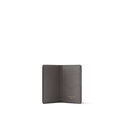 Louis Vuitton Pocket Organiser 'Monogram Mirror Coated Canvas Gunmetal'