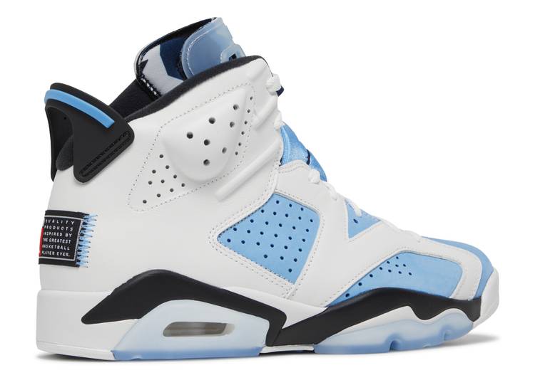 Air Jordan 6 'UNC White'