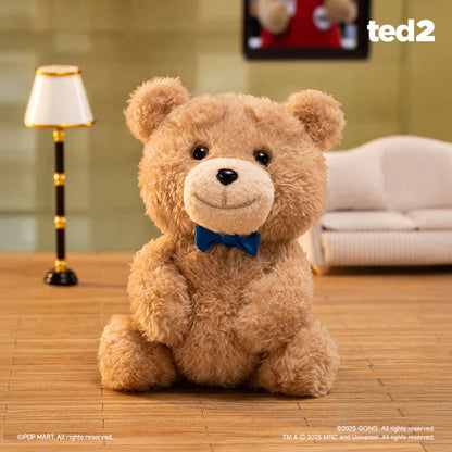Pop Mart Ted 2 Teddy Bear Action Plush Pendant Blind Box