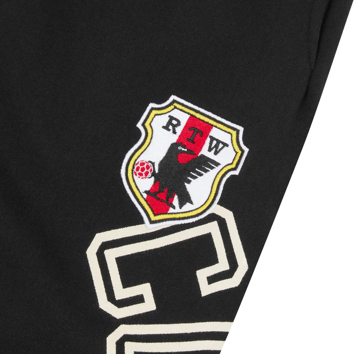 Corteiz Arch Shield Open Hem Sweatpant 'Black'