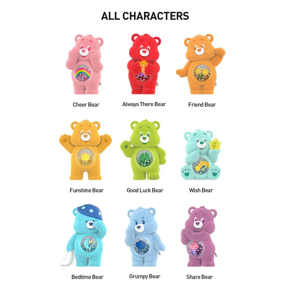 Pop Mart Care Bears Colourful Hugs Series Figures Blind Box