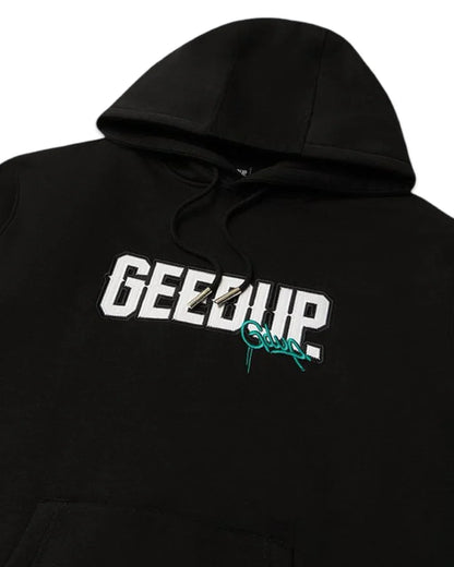 Geedup x Foot Locker Play For Keeps Hoodie 'Black Turbo Green White'