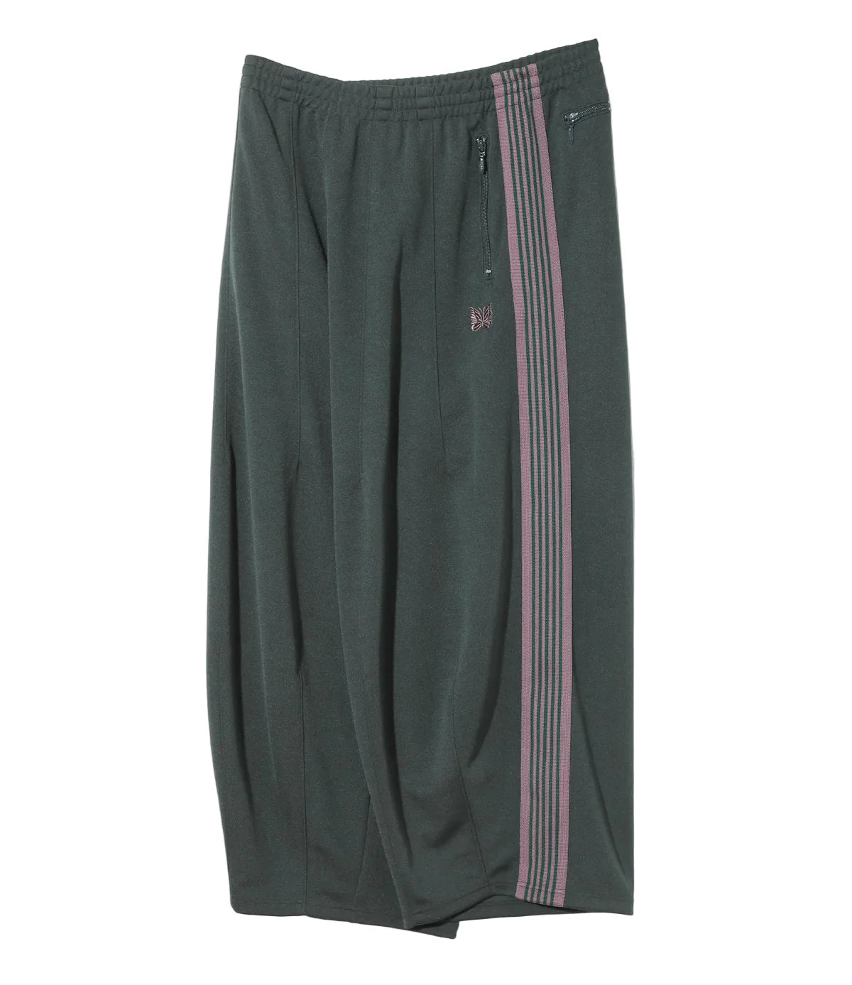 Needles HD Track Pants Poly Smooth 'Green Pink'