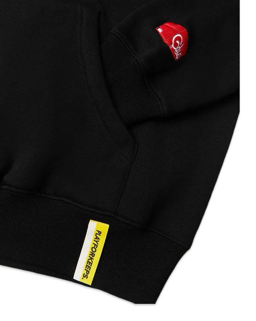 Geedup x Foot Locker Play For Keeps Hoodie 'Black Turbo Green White'