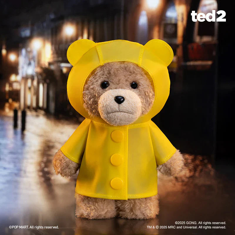 Pop Mart Ted 2 Teddy Bear Action Plush Pendant Blind Box
