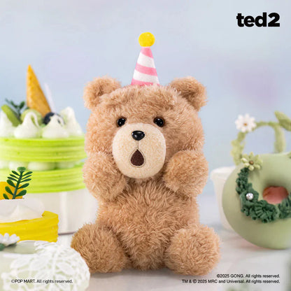 Pop Mart Ted 2 Teddy Bear Action Plush Pendant Blind Box