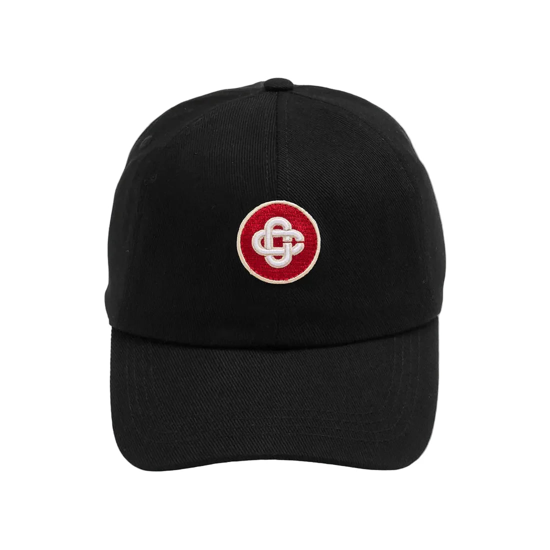 Casablanca Logo Round Embroidered Patch Cap 'Black'