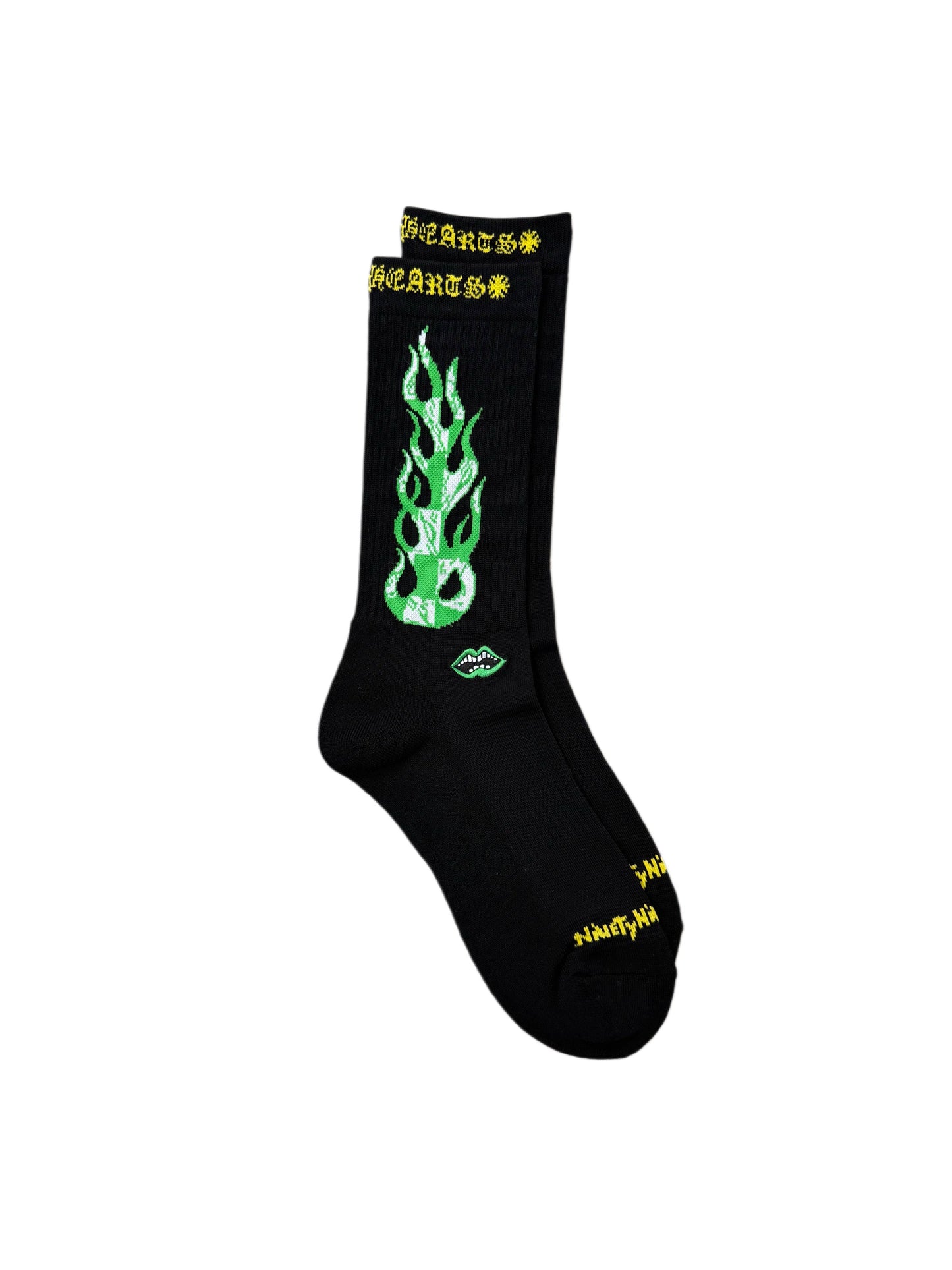Chrome Hearts Matty Boy Flames Socks 'Black'