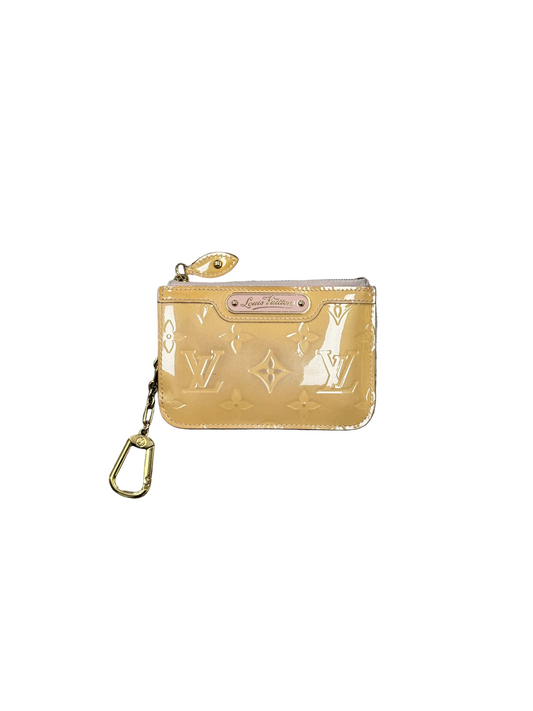 Louis Vuitton Vernis Pochette Coin Case 'Amethyst Yellow'