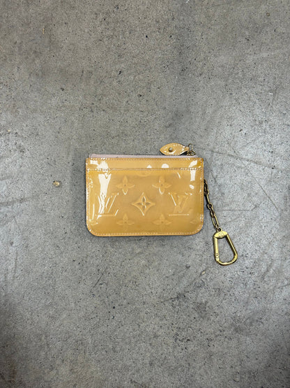 Louis Vuitton Vernis Pochette Coin Case 'Amethyst Yellow'