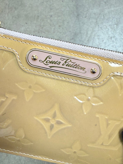 Louis Vuitton Vernis Pochette Coin Case 'Amethyst Yellow'
