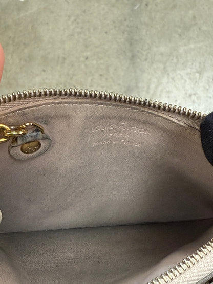 Louis Vuitton Vernis Pochette Coin Case 'Amethyst Yellow'