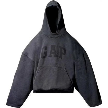 Yeezy x Gap Engineered By Balenciaga Dove Hoodie V2 'Washed Black'
