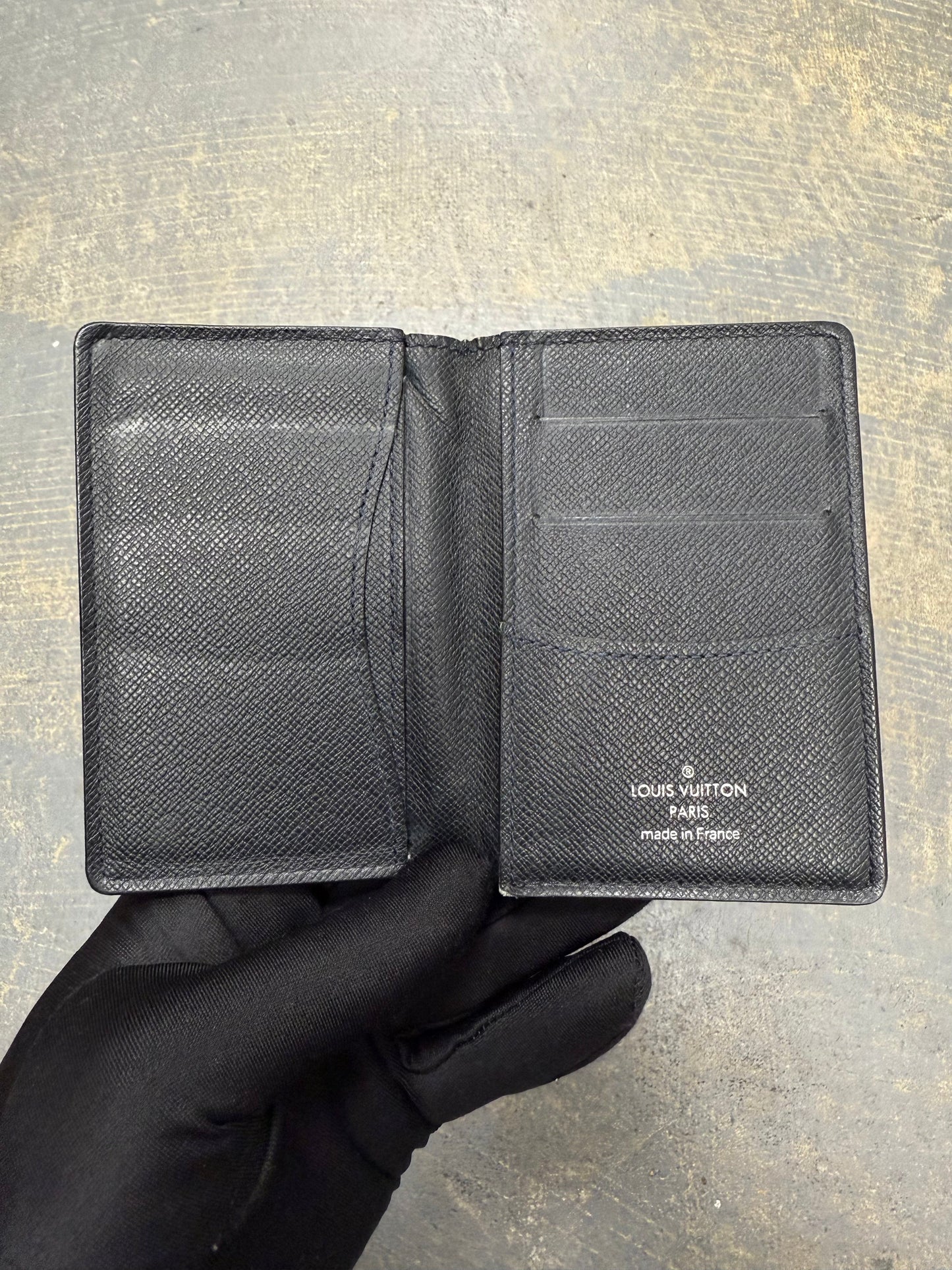 Louis Vuitton Epi Leather Pocket Organiser 'Black'