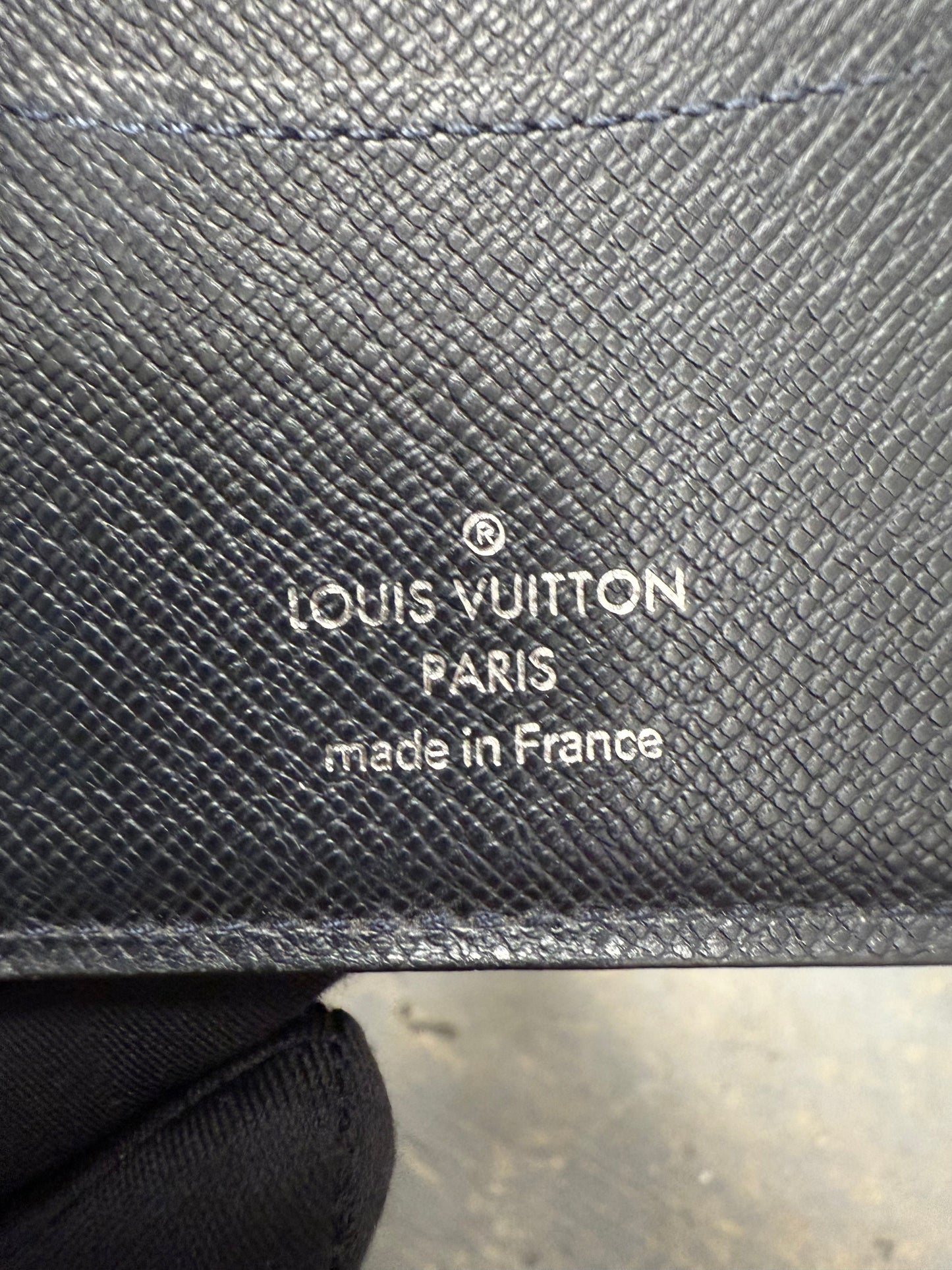 Louis Vuitton Epi Leather Pocket Organiser 'Black'