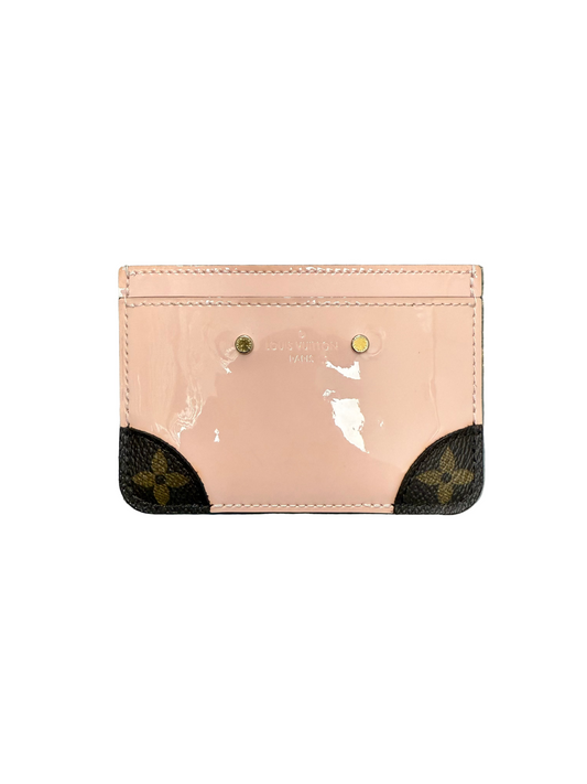 Louis Vuitton Vernis Porte Card Holder 'Pink'