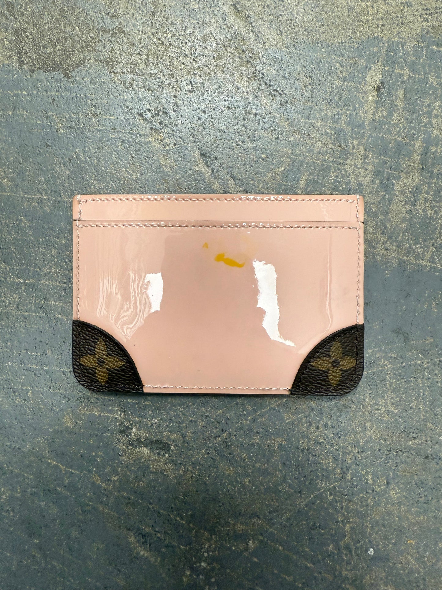Louis Vuitton Vernis Porte Card Holder 'Pink'