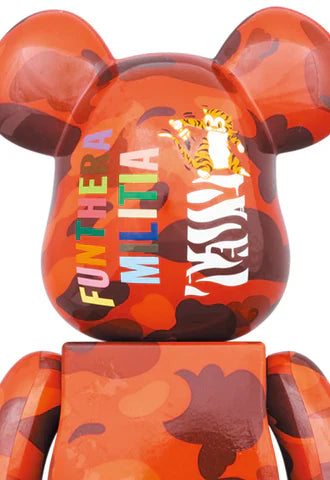 Bearbrick x BAPE Camo Tiger 100% & 400% Set