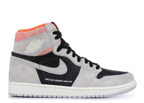 Air Jordan 1 High 'Neutral Grey Hyper Crimson'