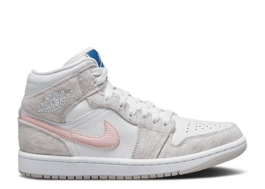 Air Jordan 1 Mid 'White Light Iron Ore' (WMNS)