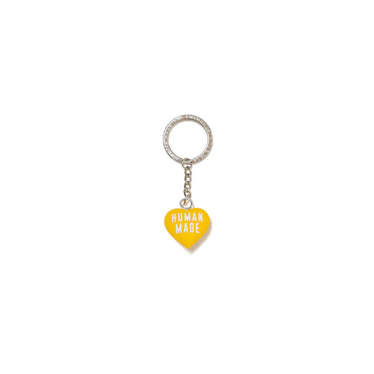 Human Made Heart Rubber Keychain 'Yellow'